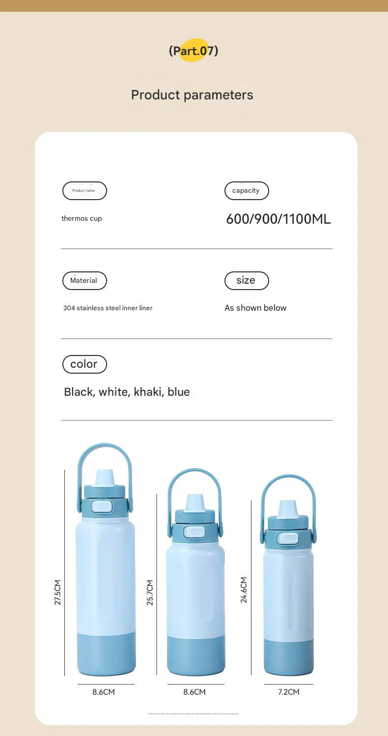 Stainless Steel Sports Bottle With Handle