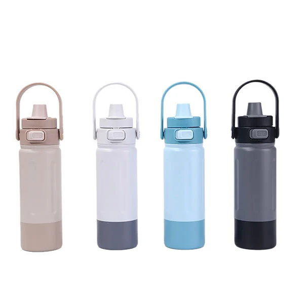 Chai thể thao bằng thép không gỉ có tay cầm